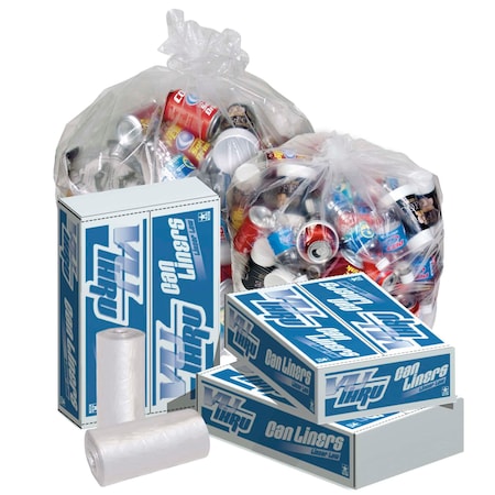 Pitt Plastics 36"x58" .95mm 55 gal. Extra Heavy Performance Roll Can Liner, PK100 P6030XC